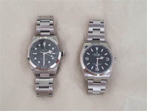 tudor heritage black bay vs rolex explorer|rolex explorer 36mm alternative.